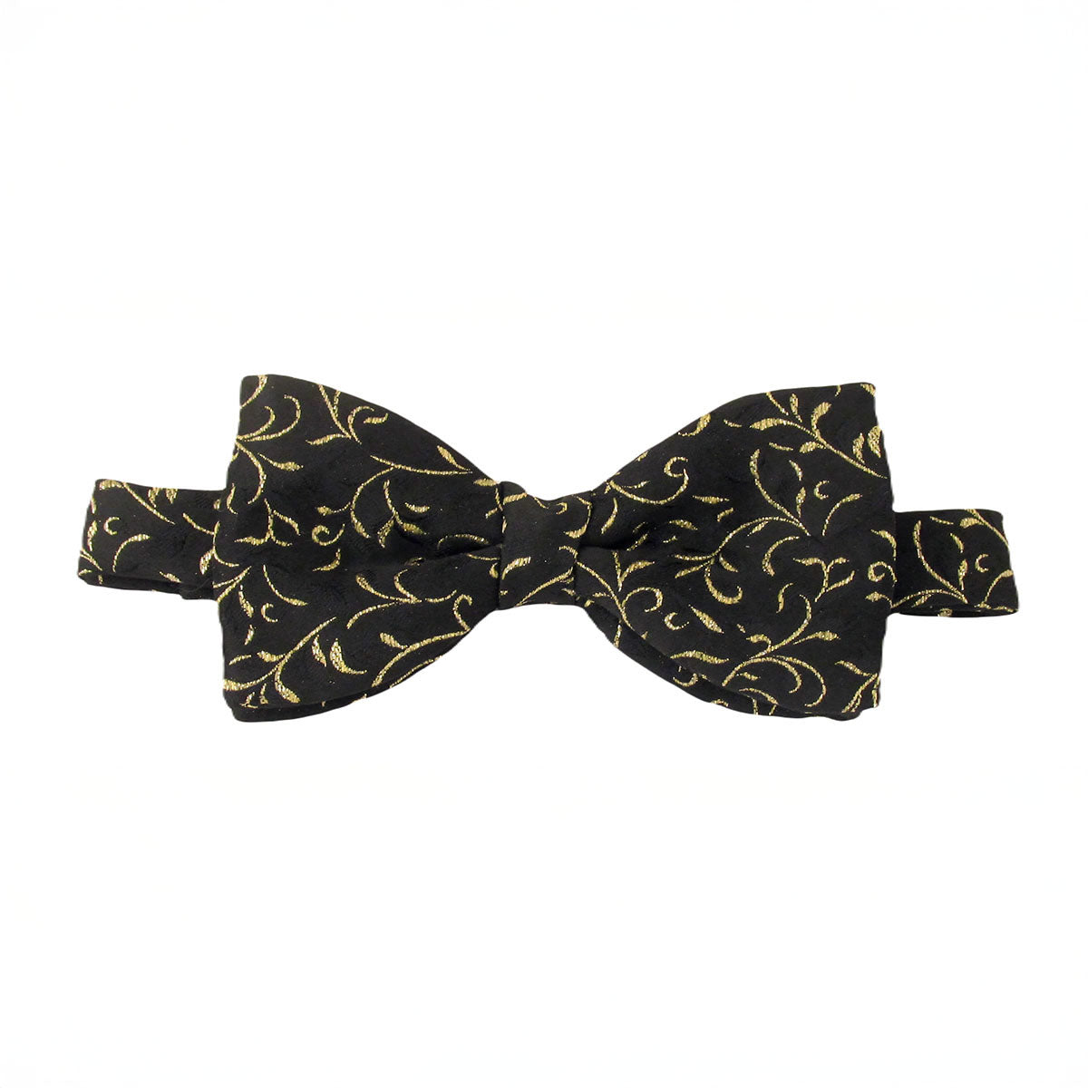 Black Lurex Berries Silk/Rayon Large Party Bow Tie main image 1