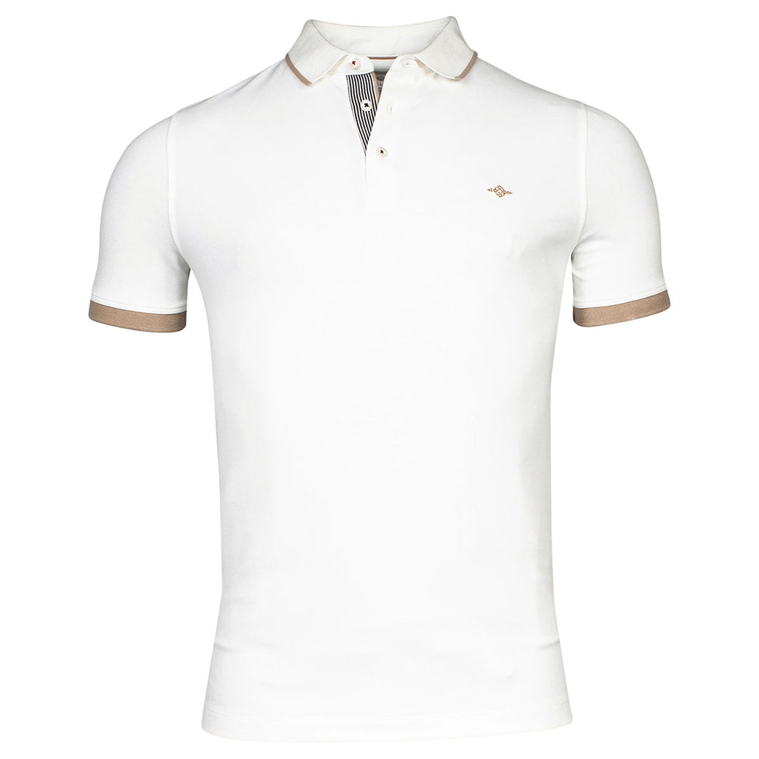 Baileys 415284 11 Off White Polo Shirt - Baks Menswear Bournemouth