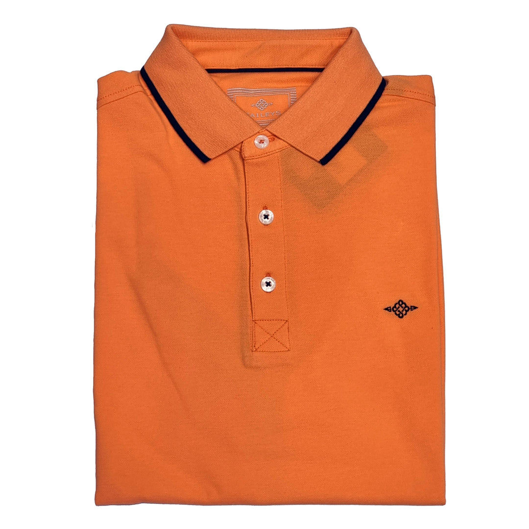 Baileys 415284 28 Orange Polo Shirt - Baks Menswear Bournemouth
