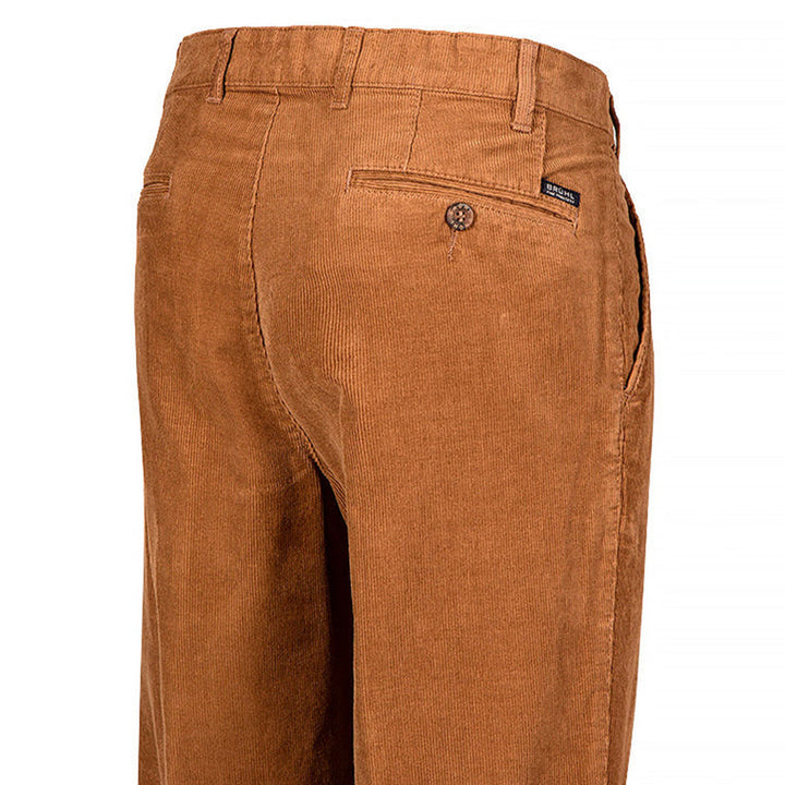 Bruhl 130330-810 Montana Gold Corduroy Chino Trousers - Baks Menswear Bournemouth