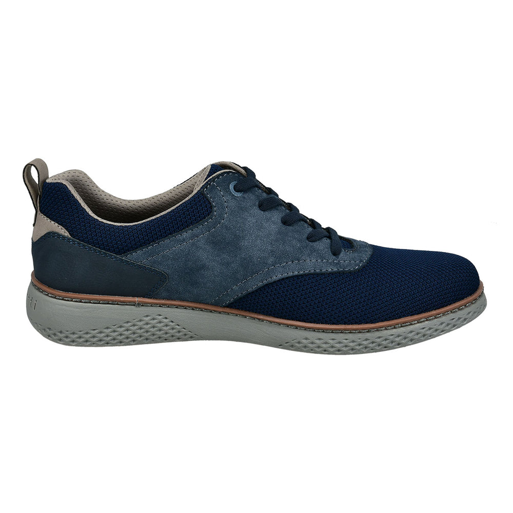 Bugatti Dexter Dark Blue Lace-Up Mesh Shoes 332-76309-6900 - Baks Menswear Bournemouth