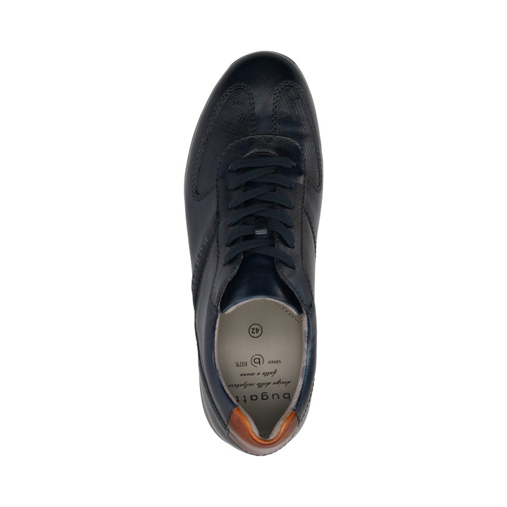 Bugatti Thorello Dark Blue Leather Sneaker 311-A9Q04-4100-4100 - Baks Menswear Bournemouth