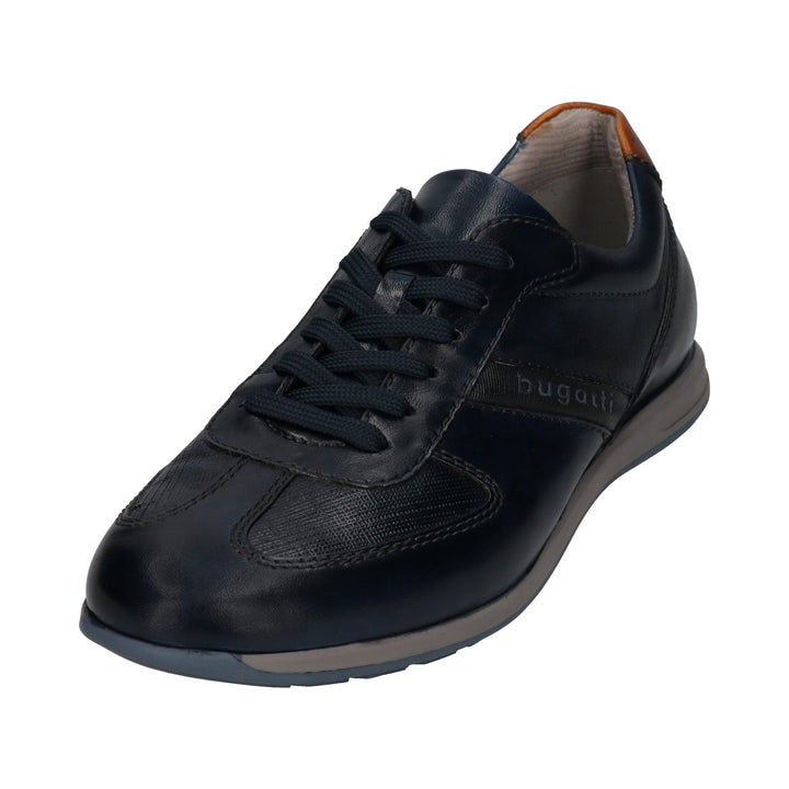 Bugatti Thorello Dark Blue Leather Sneaker 311-A9Q04-4100-4100 - Baks Menswear Bournemouth