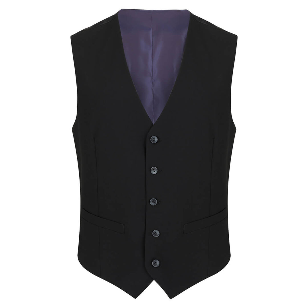 Daniel Grahame Dale 53030-00 Black Tapered Waistcoat - Baks Menswear
