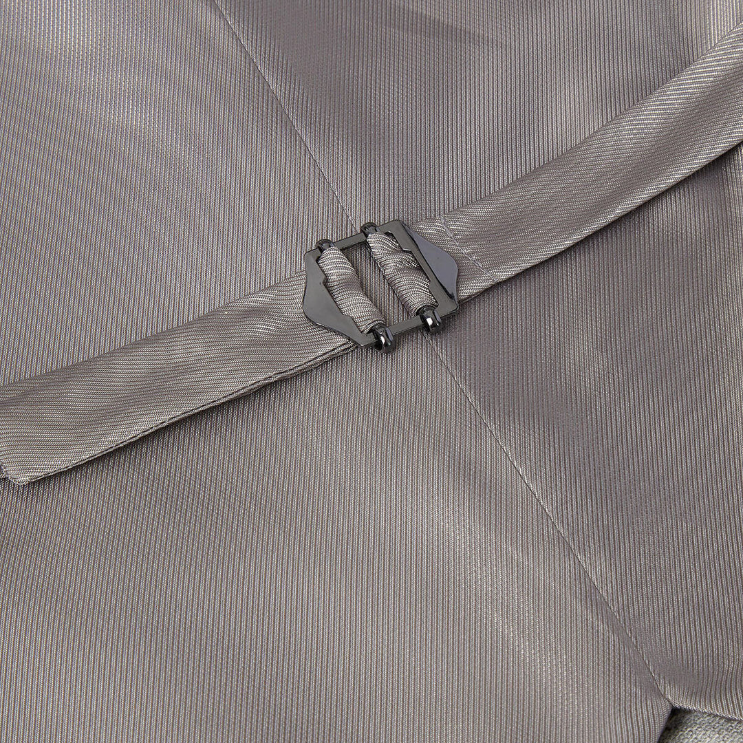 Daniel Grahame Dale 53099-03 Light Grey Tapered Fit Waistcoat - Baks Menswear