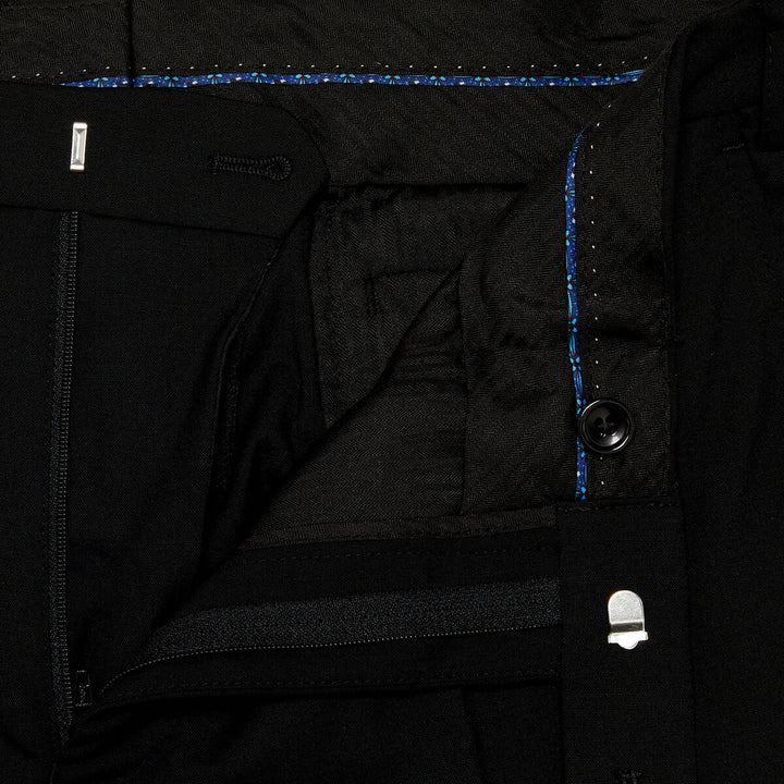 Daniel Grahame Dale 73030-00 Black Tapered Fit Suit Trousers - Baks Menswear