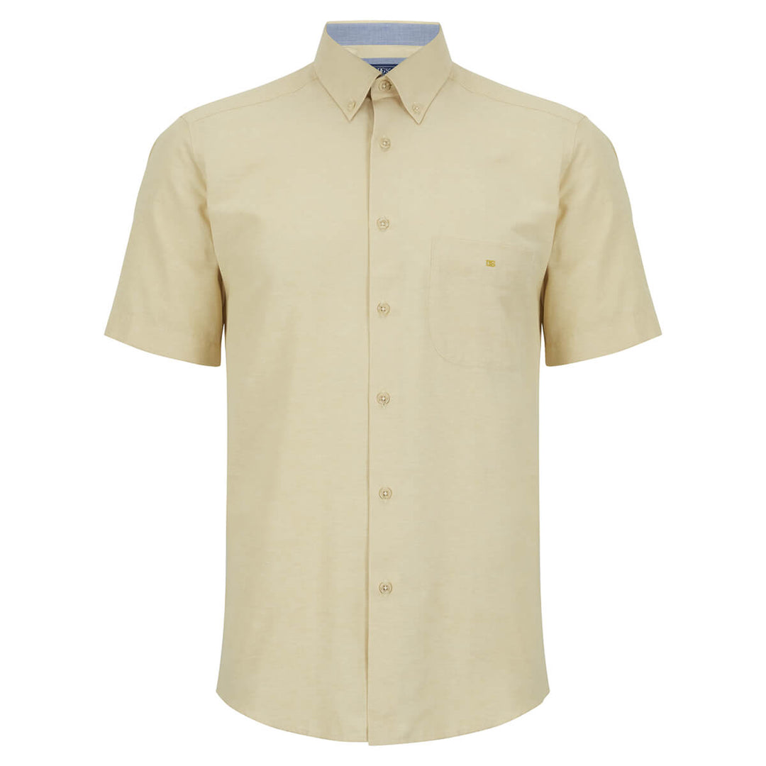 DG's Drifter Ivano 101-15178SS-52 Lemon Short Sleeve Shirt - Baks Menswear Bournemouth