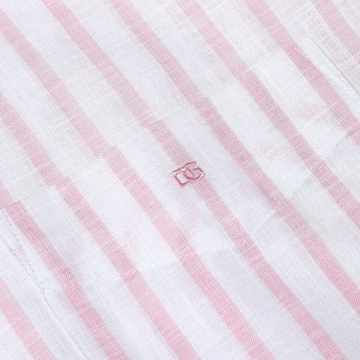 DG's Drifter Ivano 121-14503SS-16 Pink Stripe Short Sleeve Shirt - Baks Menswear Bournemouth