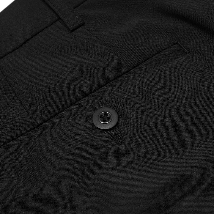 DG's Drifter San Vito 78044 00 Black Expanding Waist Formal Trousers - Baks Menswear Bournemouth