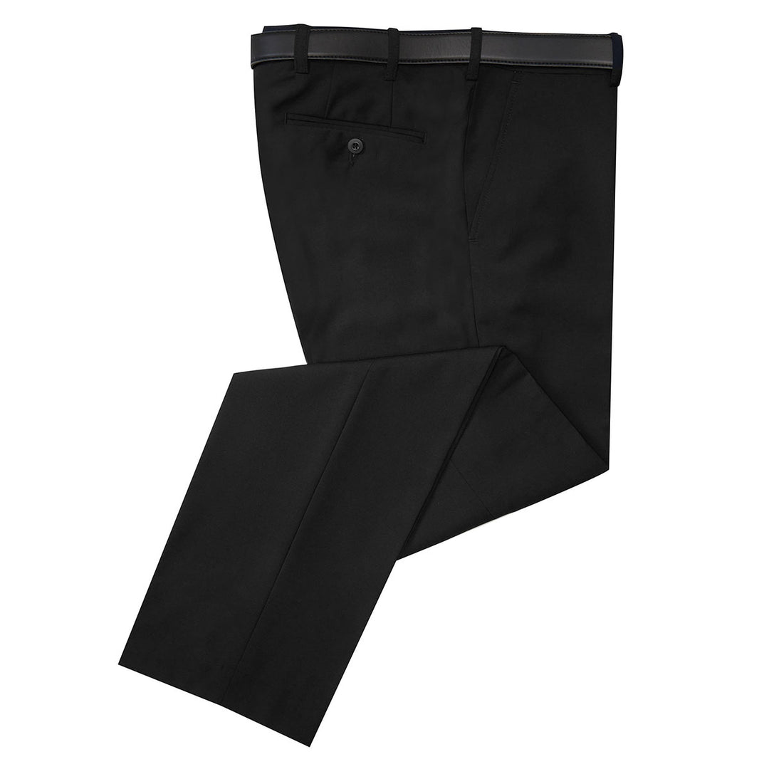 DG's Drifter San Vito 78044 00 Black Expanding Waist Formal Trousers - Baks Menswear Bournemouth