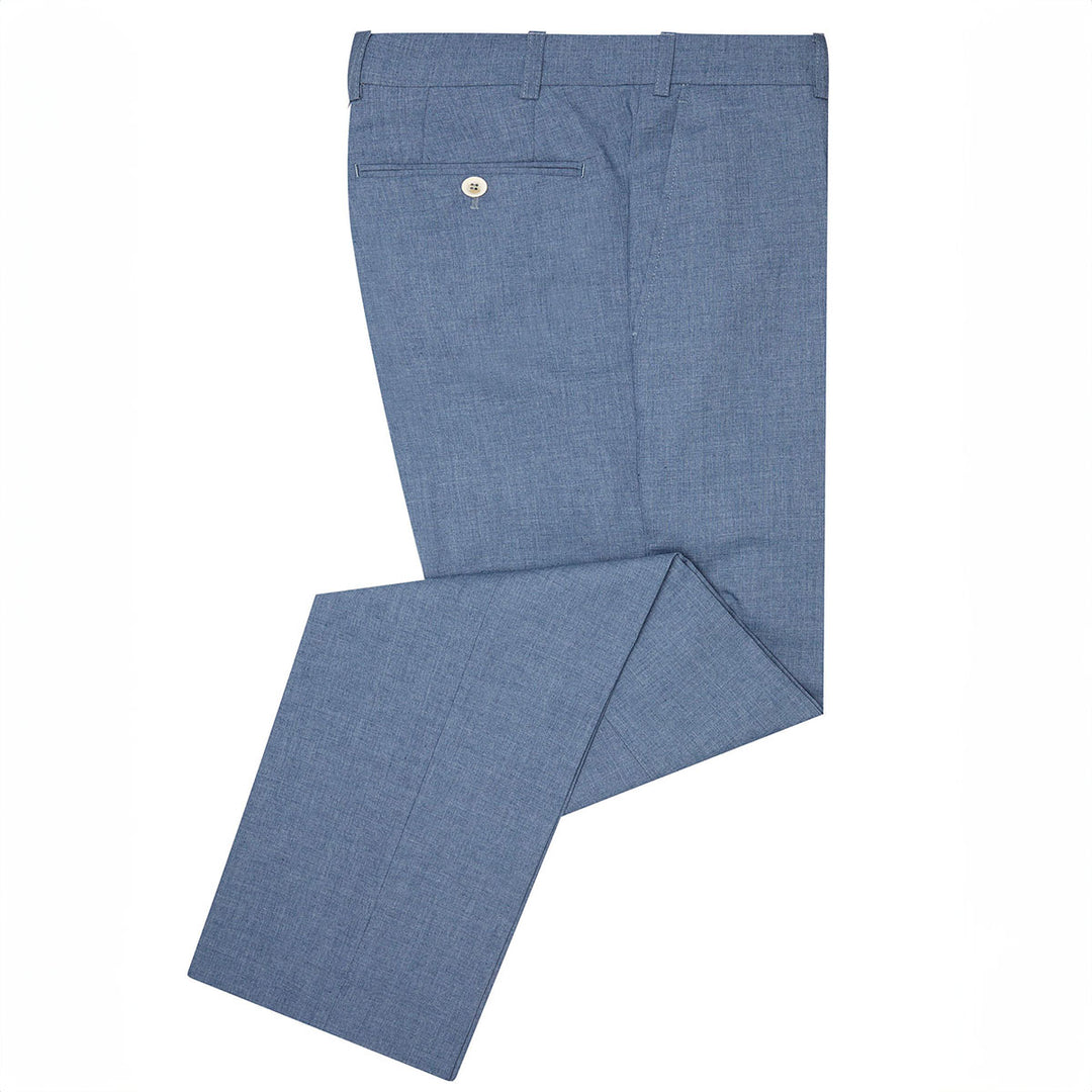 DG's Drifter Saverne 74030 26 Blue Formal Trousers - Baks Menswear Bournemouth