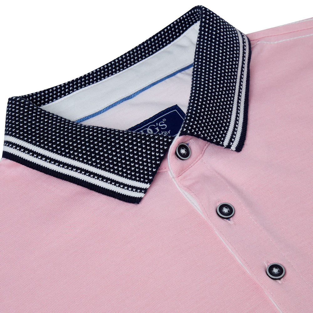 DGs Drifter 133-55166-62 Pink Polo Shirt - Baks Menswear Bournemouth