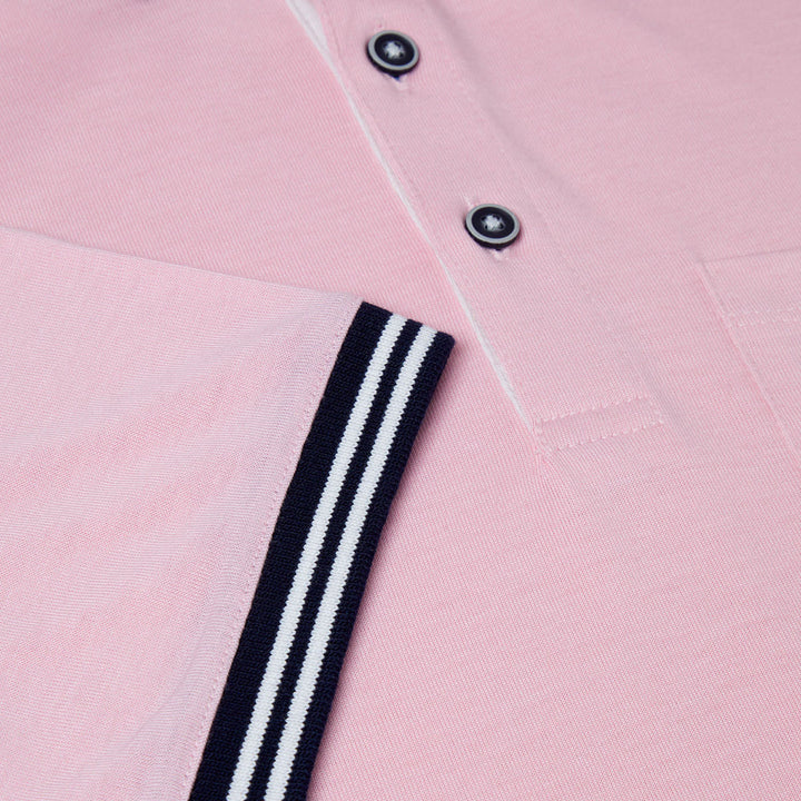 DGs Drifter 133-55166-62 Pink Polo Shirt - Baks Menswear Bournemouth