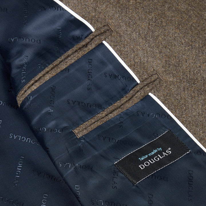 Douglas 4-90466-97 Morgan Taupe Wool Blend Tailored Coat - Baks Menswear Bournemouth