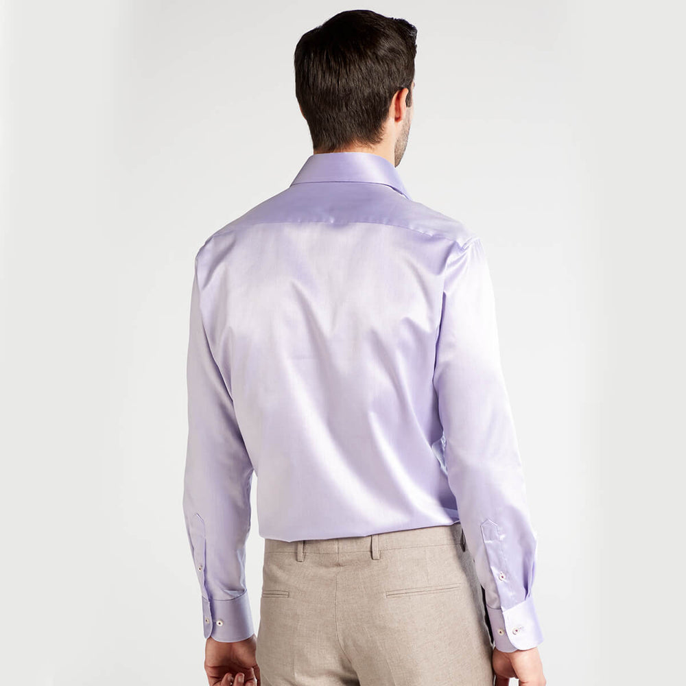 Eterna 1SH04961 8219-90X69V Lilac Two Ply Modern Fit Shirt - Baks Menswear