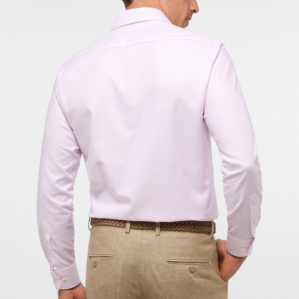 Eterna 3116-50-X169 Rose Pink Textured Twill Modern Fit Shirt - Baks Menswear Bournemouth
