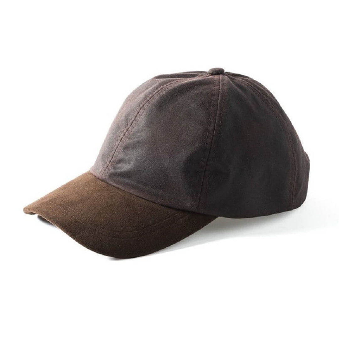Failsworth Brown Wax Baseball Cap - Baks Menswear Bournemouth
