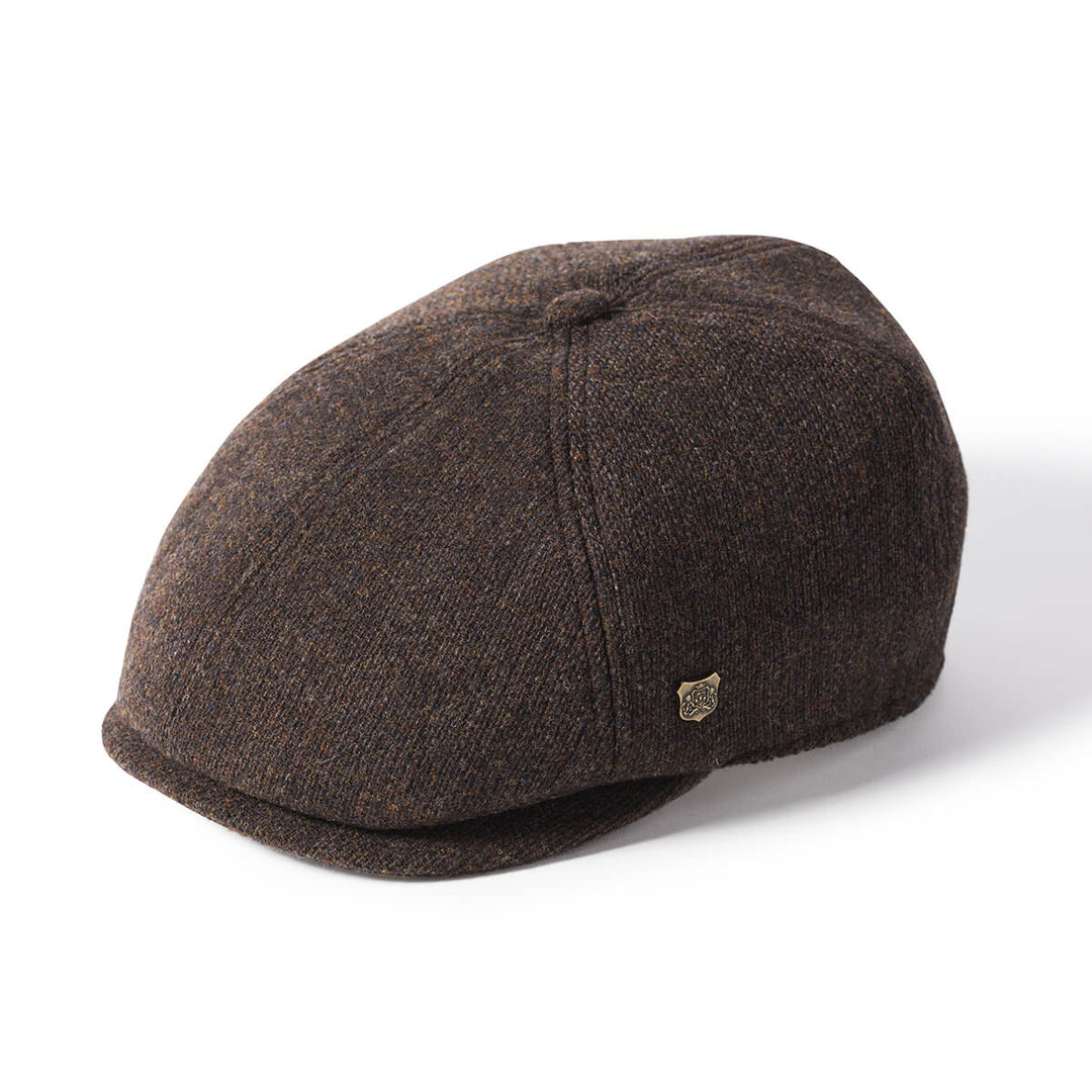 Failsworth Hudson Brown Peaky Cap - Baks Menswear