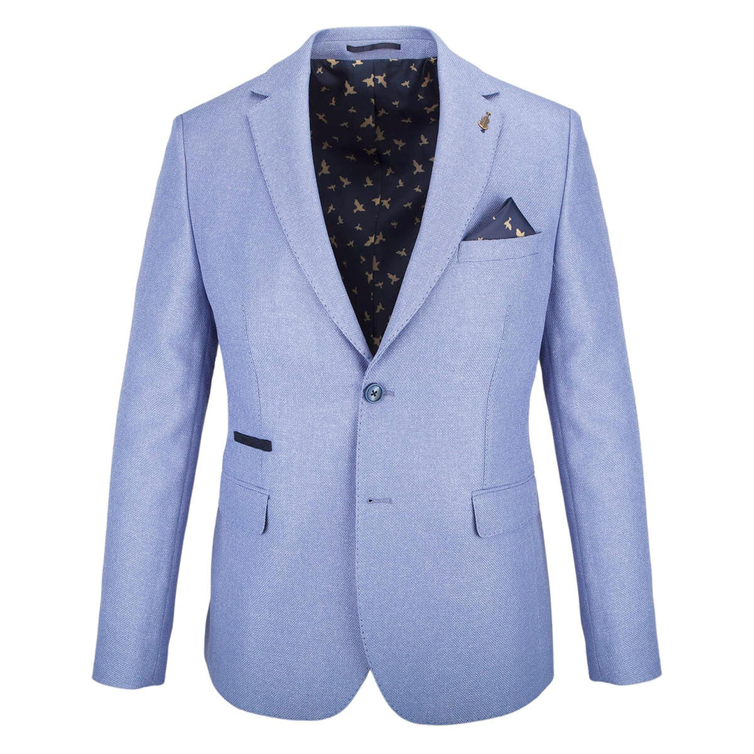 Fratelli Uniti FJK1024 Sky Blue 22 Suit Jacket - Baks Menswear