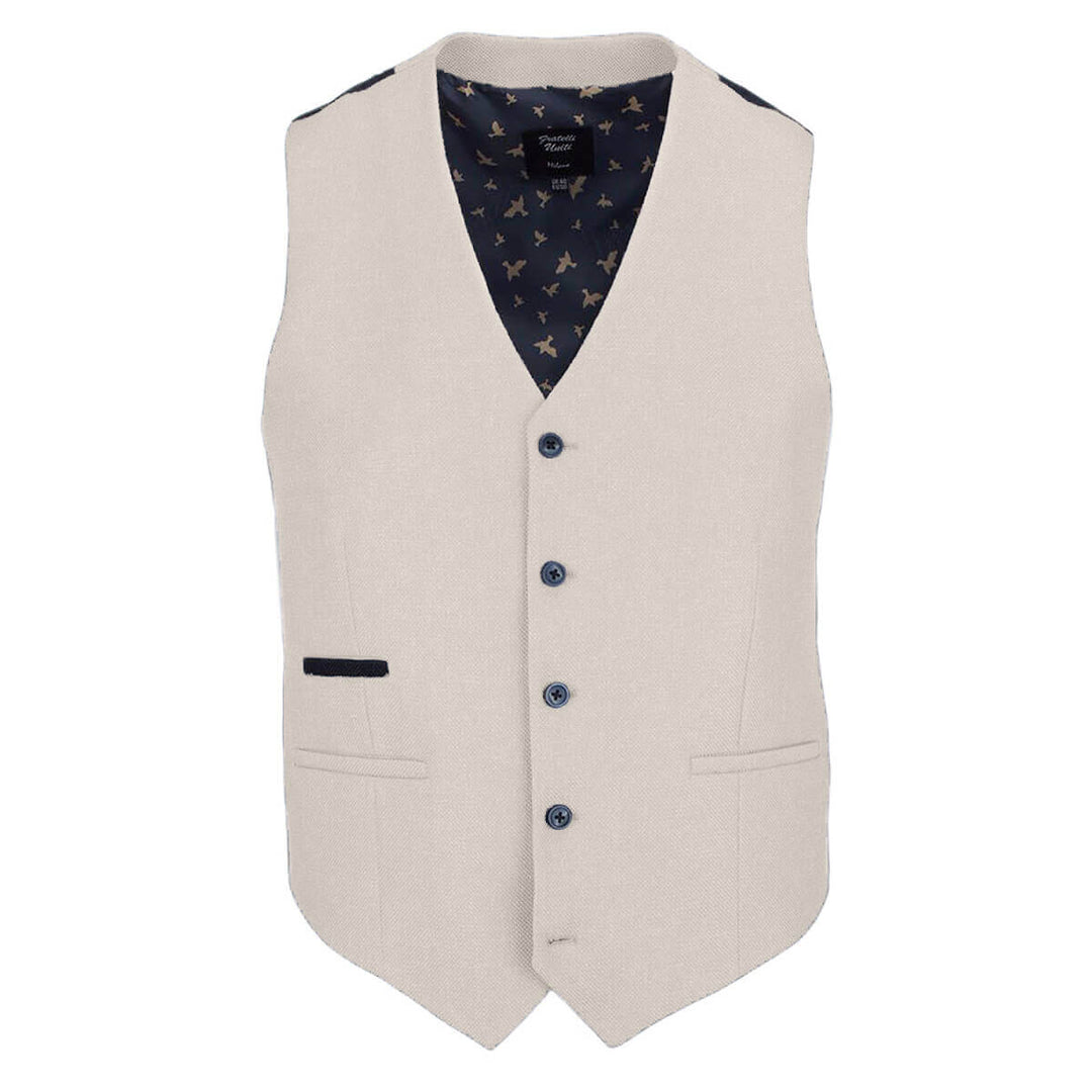 Fratelli Uniti FWC 1024 Stone 22 Suit Waistcoat - Baks Menswear