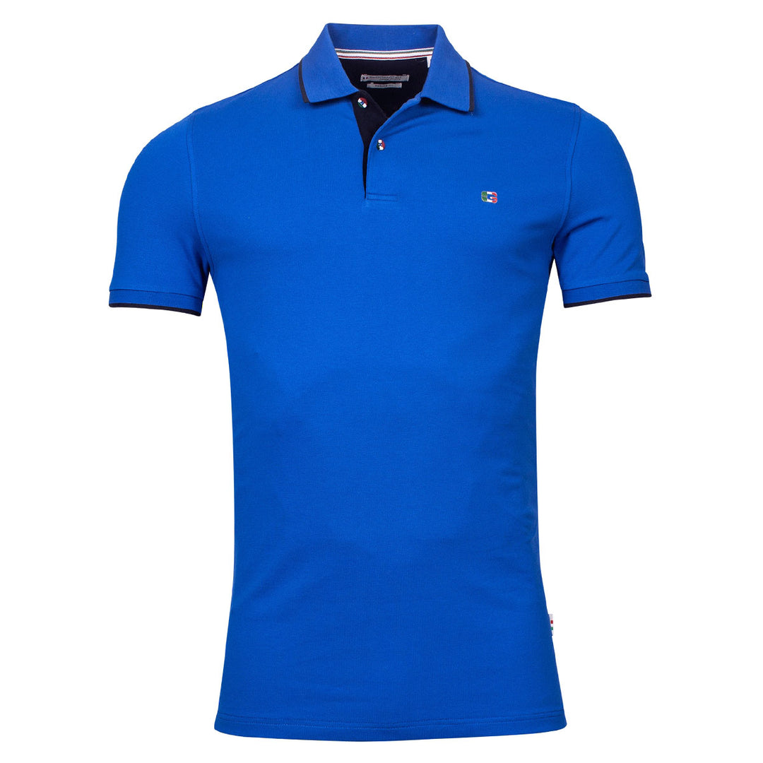 Giordano 216587 64 Royal Blue Polo Shirt - Baks Menswear Bournemouth