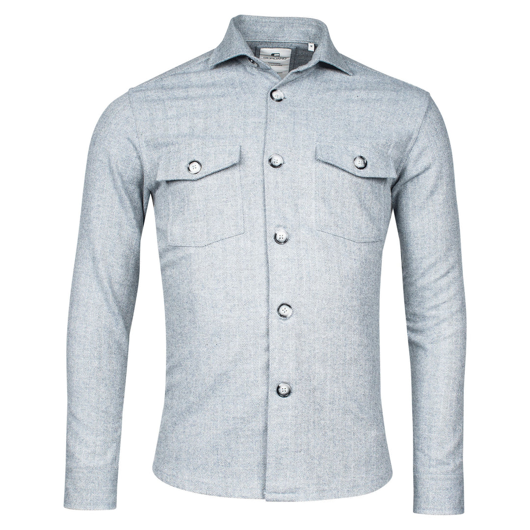 Giordano Mens Overshirt Navy Salerno 427502 - Baks Menswear Bournemouth