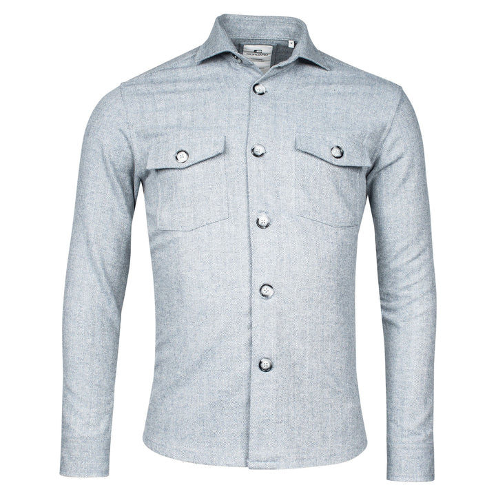 Giordano Mens Overshirt Navy Salerno 427502 - Baks Menswear Bournemouth