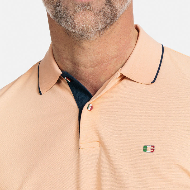 Giordano Polo Shirt Nico Orange 516587 25 - Baks Menswear Bournemouth