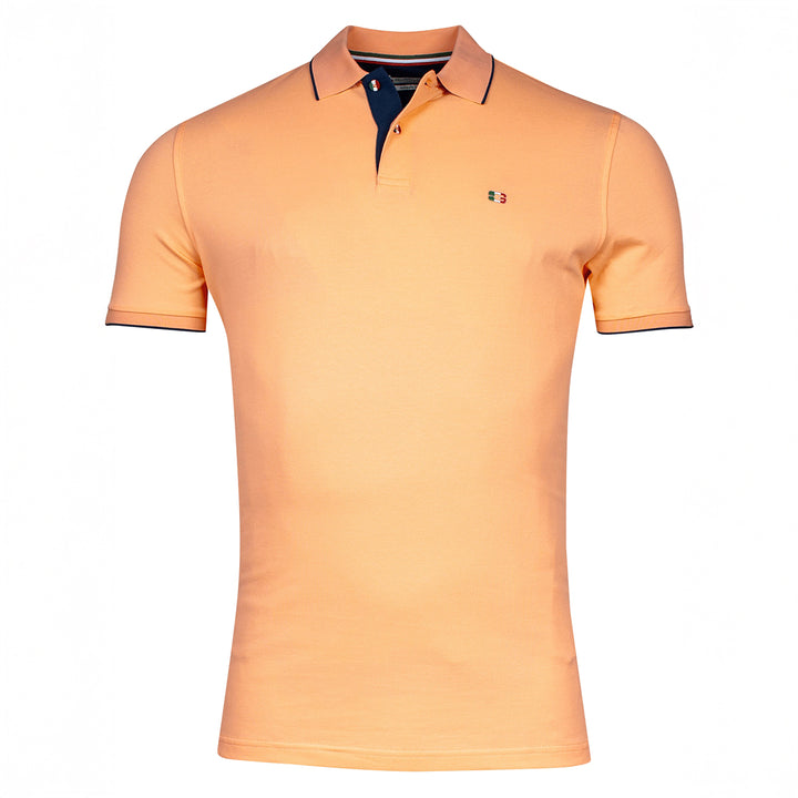 Giordano Polo Shirt Nico Orange 516587 25 - Baks Menswear Bournemouth