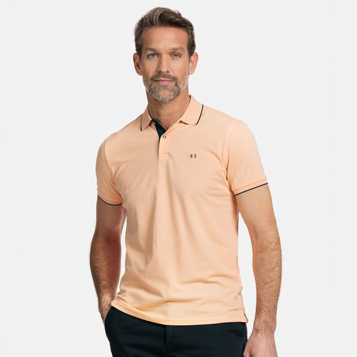 Giordano Polo Shirt Nico Orange 516587 25 - Baks Menswear Bournemouth