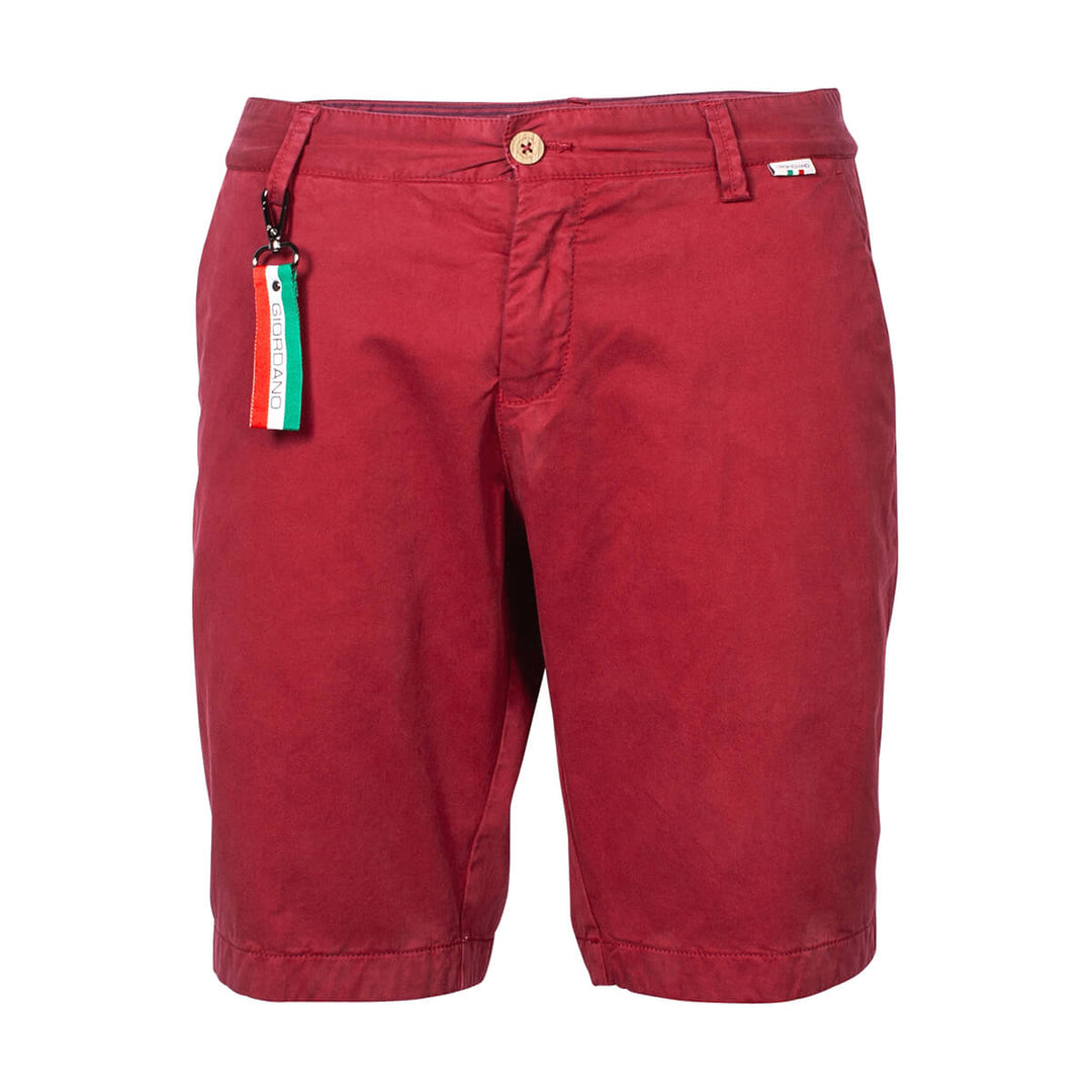 Giordano Stockholm 311115 30 Red Mens Shorts - Baks Menswear