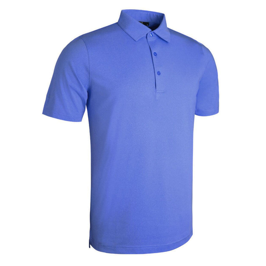 Glenmuir MSP7599-SIL Silloth Tahiti Blue Marl Tailored Collar Polo Shirt - Baks Menswear Bournemouth