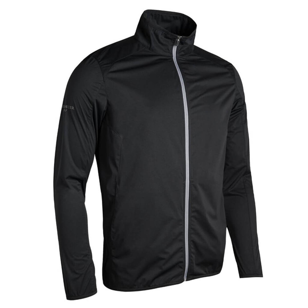 Glenmuir MW7566ZT-ELR Elrick Black Zip Front Jacket - Baks Menswear