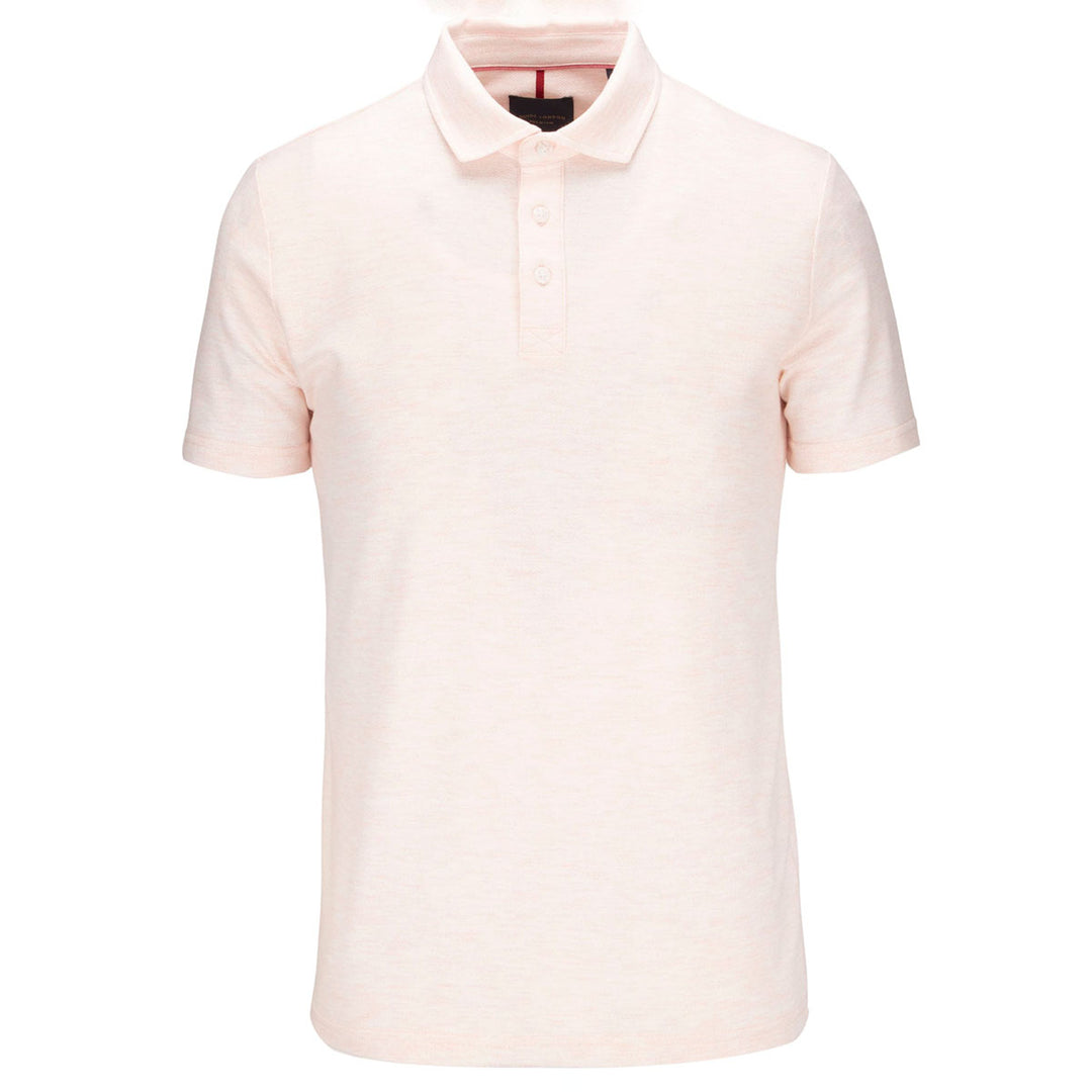 Guide London SJ5714 Pink Cotton Mix Polo Shirt - Baks Menswear Bournemouth