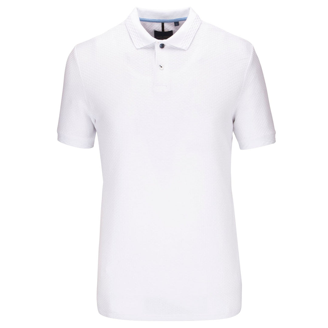 Guide London SJ5720 White Cotton Polo Shirt - Baks Menswear Bournemouth