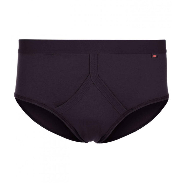 HJ 2350 Navy 3-Pack Pure Cotton Fly-Front Mens Briefs - Baks Menswear Bournemouth