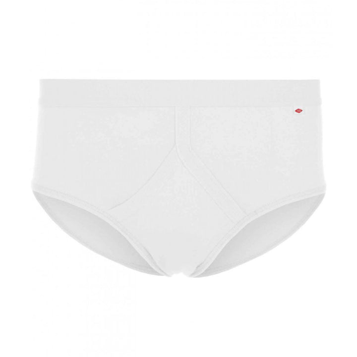 HJ 2350 White 3-Pack Pure Cotton Fly-Front Mens Briefs - Baks Menswear Bournemouth