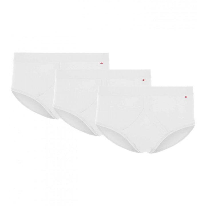 HJ 2350 White 3-Pack Pure Cotton Fly-Front Mens Briefs - Baks Menswear Bournemouth