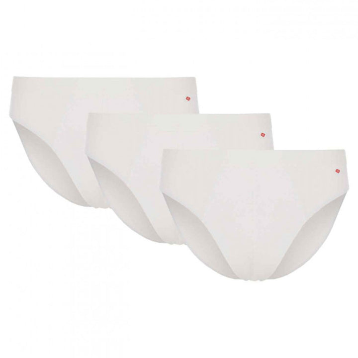 HJ 2353 White 3 Pack Cotton Stretch Mens Briefs - Baks Menswear Bournemouth