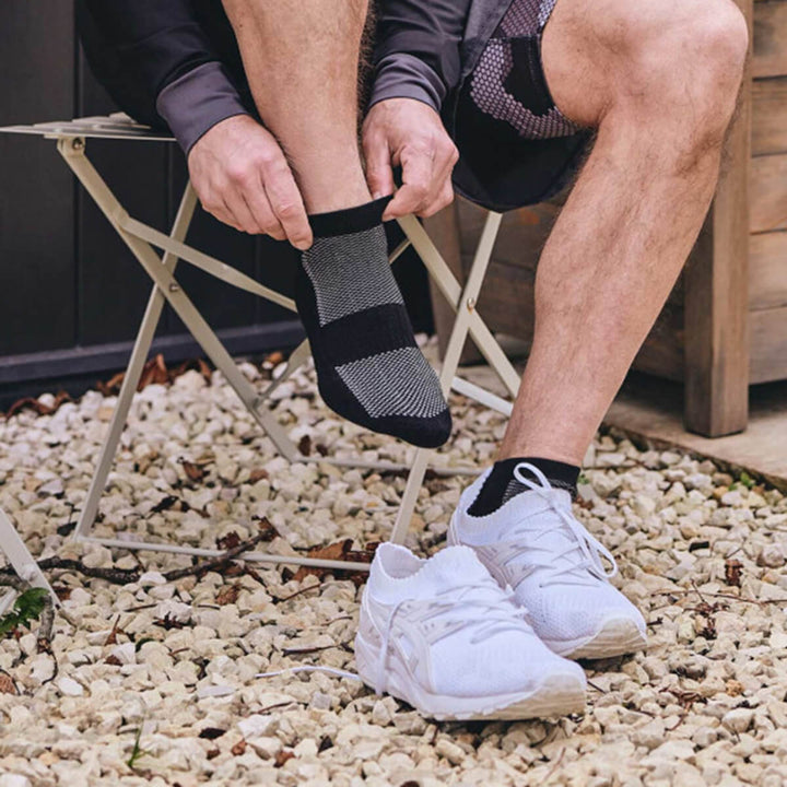 HJ 7451-2 Two Pack Bamboo Trainer Liner Socks - Baks Menswear