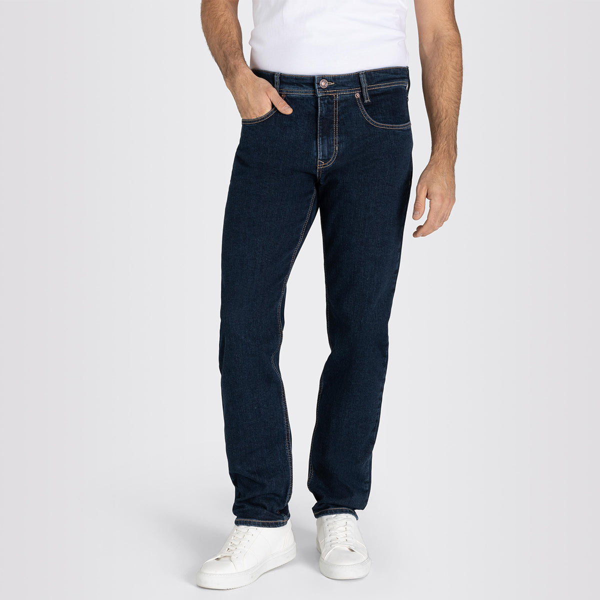 Mac Jeans 0501-00-0970L H611 Arne Authentic Dark Blue - Baks Menswear Bournemouth