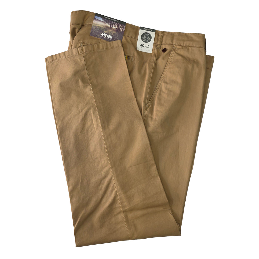 Meyer 1-3130 44 Rio Camel Brown Chino Trousers