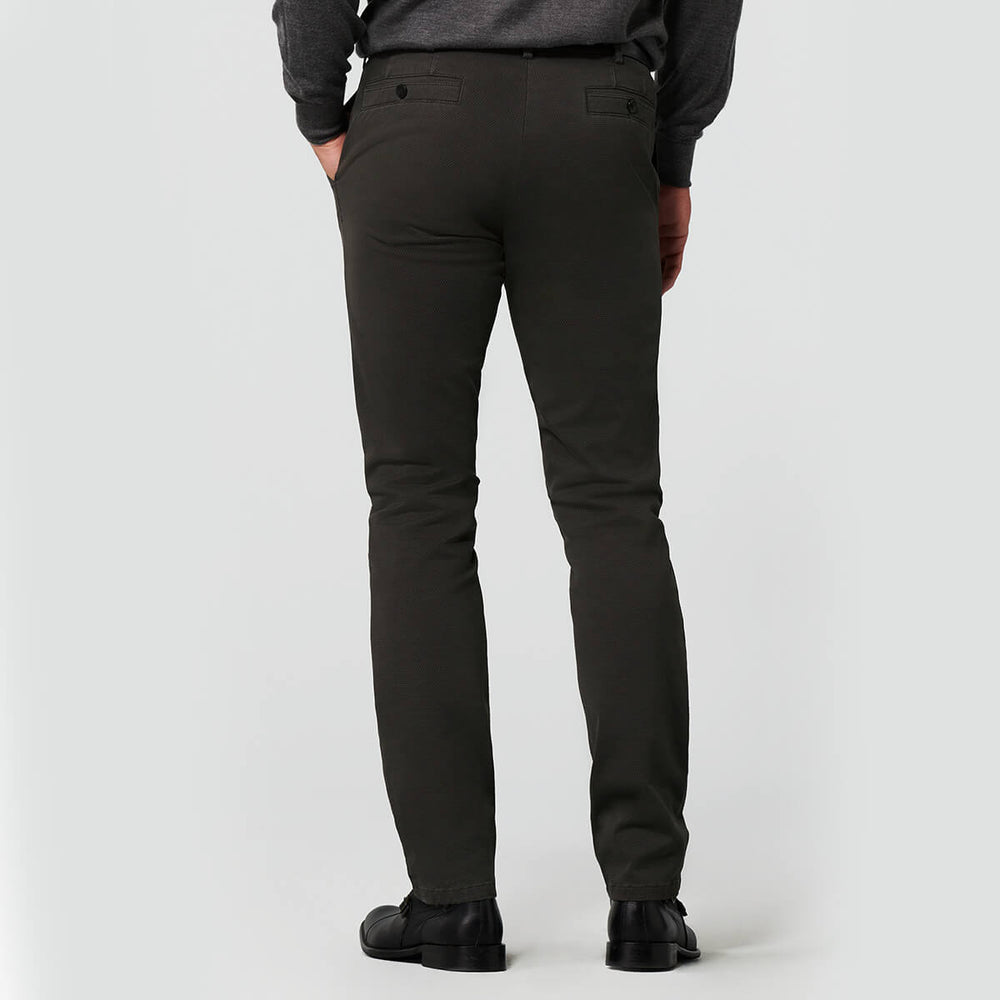 Meyer New York 2-5602 08 Charcoal Grey Micro Print Twill Trousers - Baks Menswear