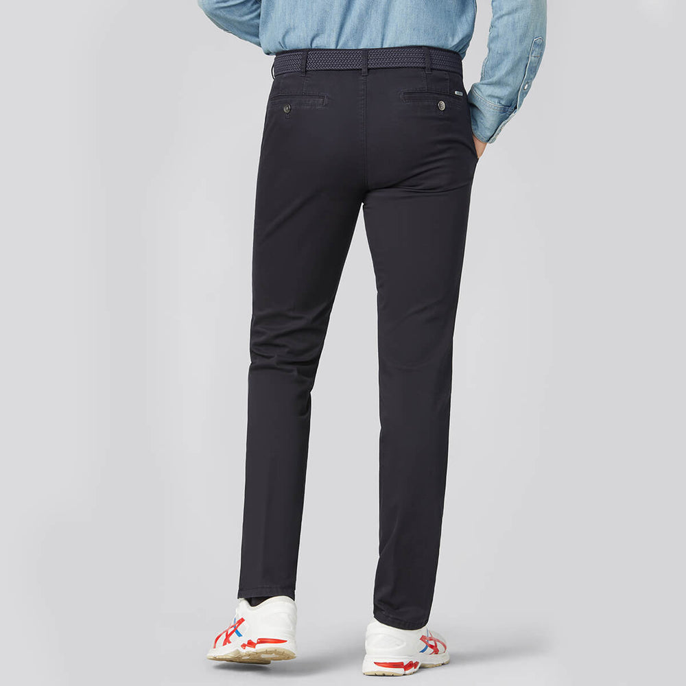 Meyer 9-316-18 Roma Black Stretch Chino Trousers - Baks Menswear