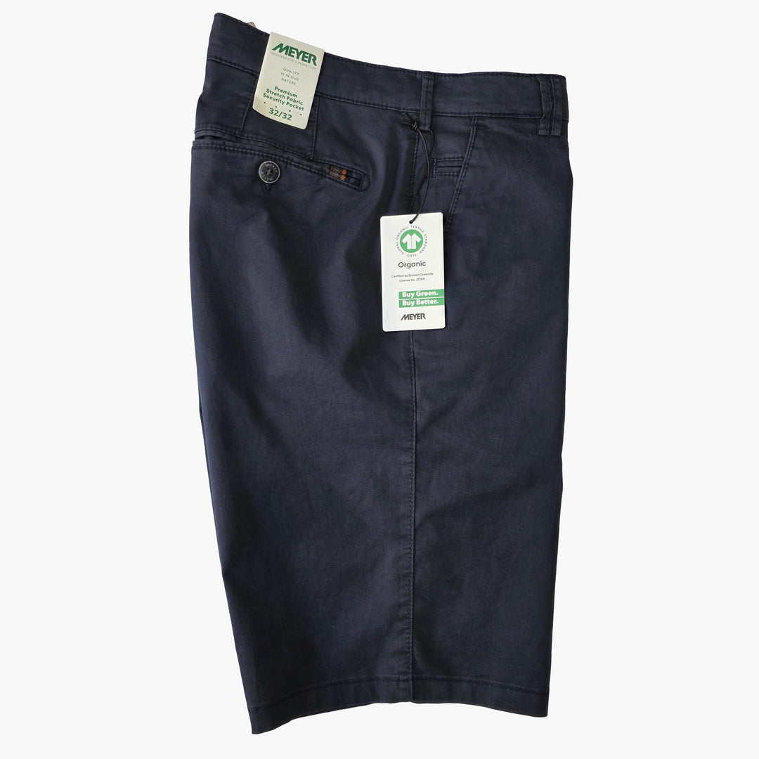 Meyer B-Palma 1-3011 Navy Cotton Chino Shorts 19 - Baks Menswear Bournemouth