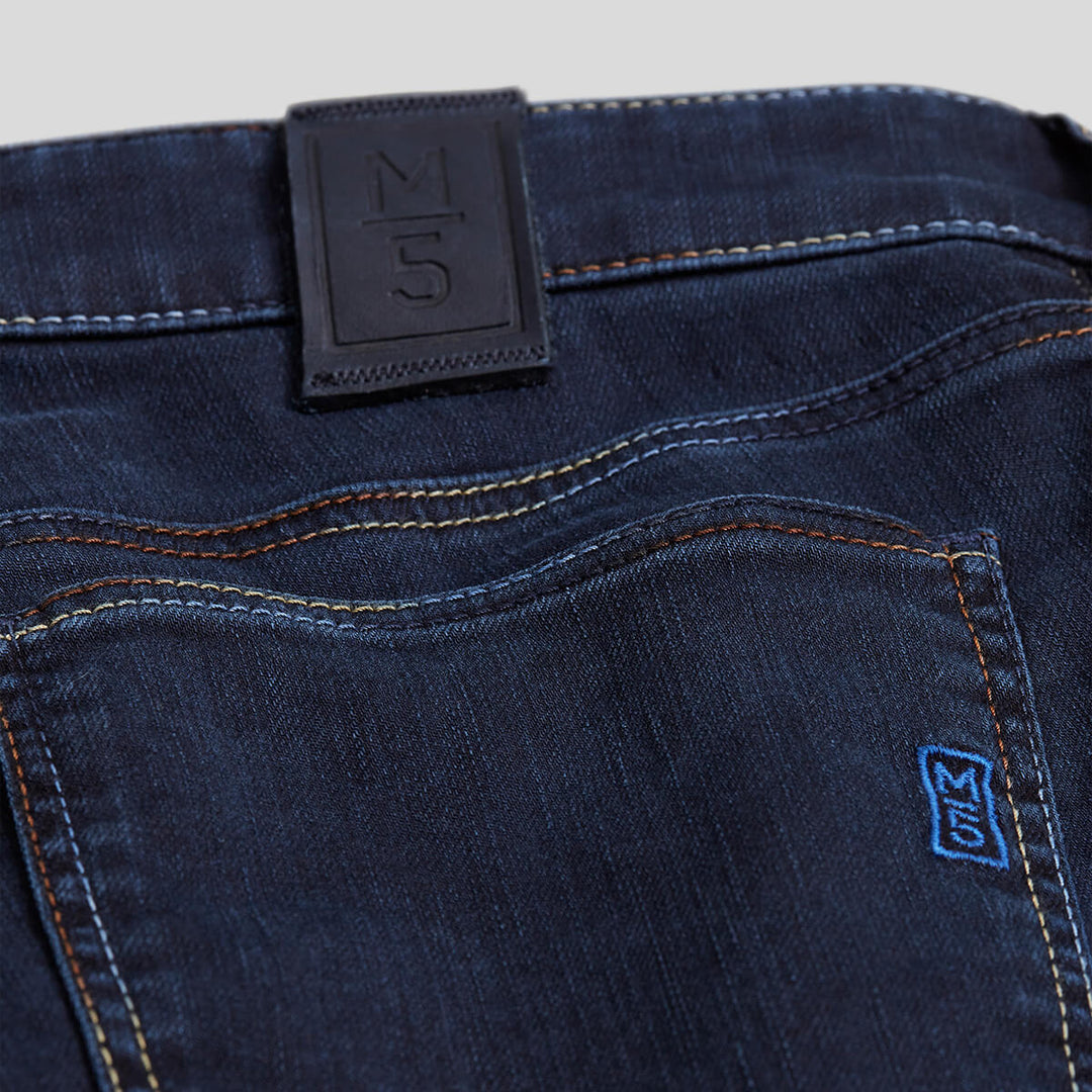 Meyer M5 Slim 9-6206 Dark Blue Slim Fit Denim Jeans - Baks Menswear