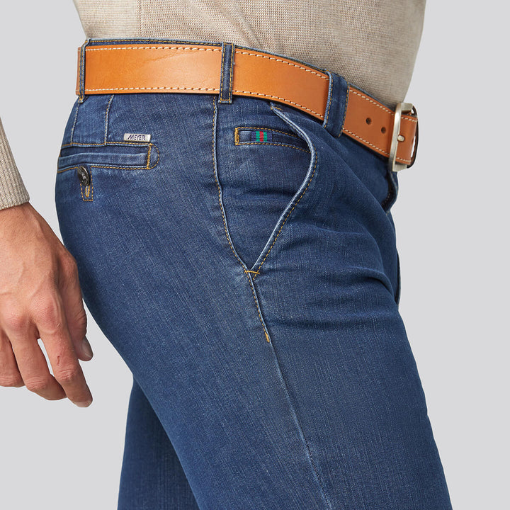 Meyer Roma 629 Roma Blue Denim Jeans - Baks Menswear