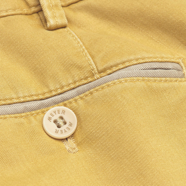 Meyer Trousers New York Chino Yellow 1-5001-41 - Baks Menswear Bournemouth