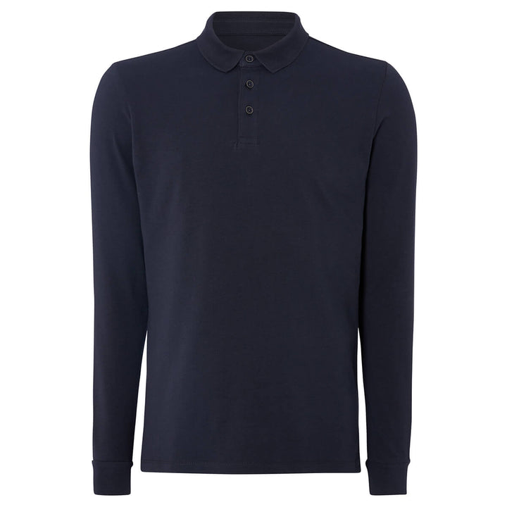 Remus Uomo 3-53123-78 Navy Long Sleeve Polo Shirt - Baks Menswear Bournemouth
