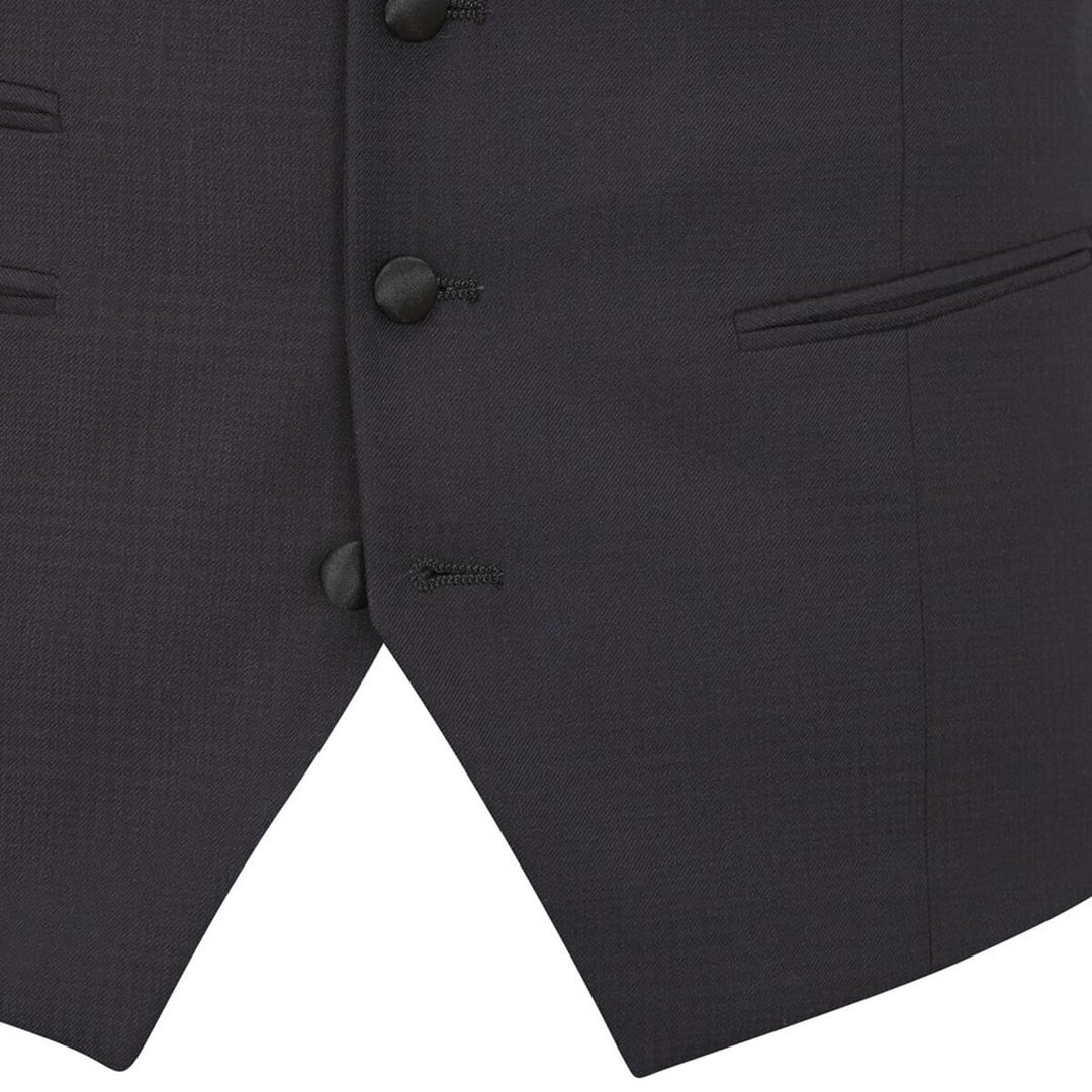 Skopes Newman MM1485 Black Check Dinner Suit Tuxedo Waistcoat - Baks Menswear Bournemouth